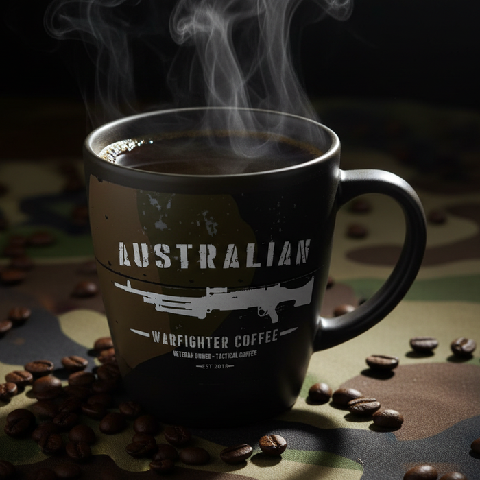 Australian Warfighters Coffee logo - veteran-owned coffee brand supporting Australian veterans and first responders