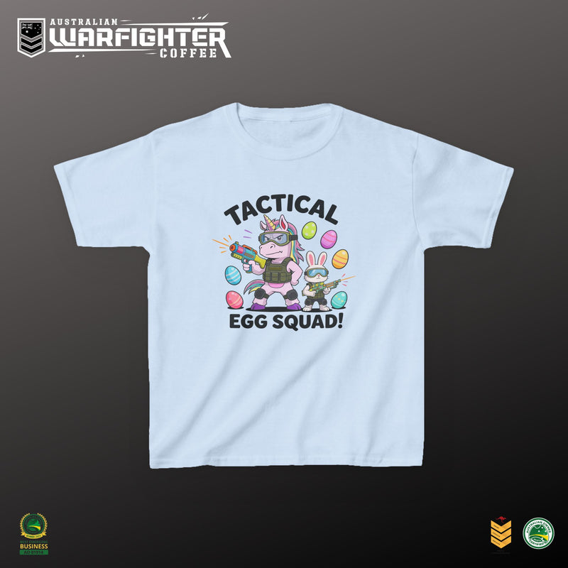 Kids Tee — "Tactical Egg Squad!"