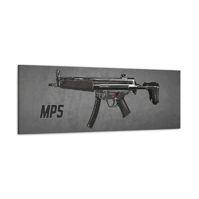 Canvas Art Print - MP5 Digital Art