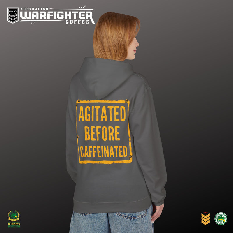 Agitated before Caffeinated Unisex Midweight Fleece