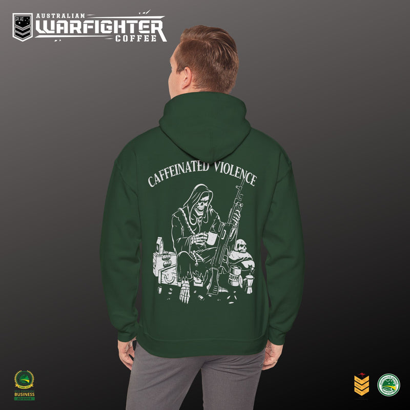 CAFFIENATED VIOLENCE - Hooded Sweatshirt