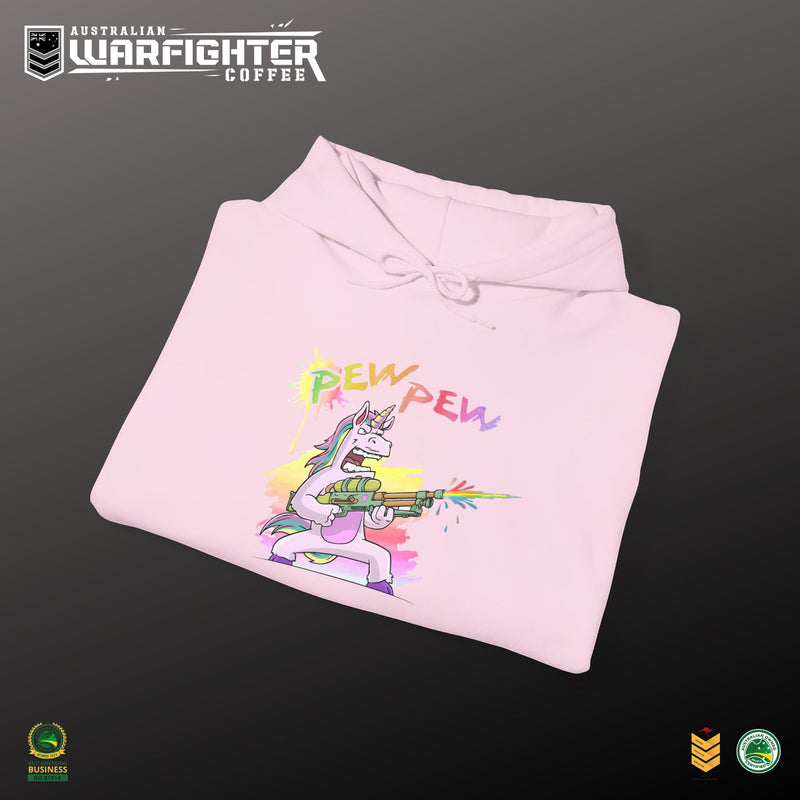 Pew Pew Unicorn Hoodie