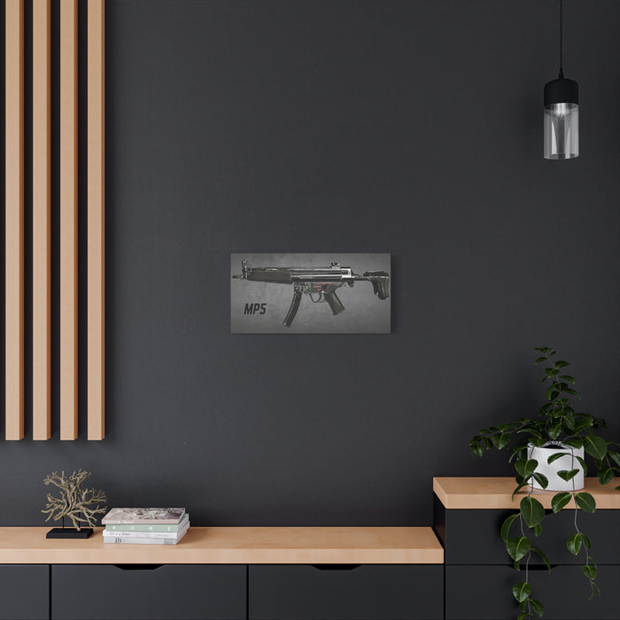 Canvas Art Print - MP5 Digital Art