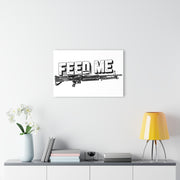 Feed Me Machine Gun Acrylic Print — Military Weapon Wall Art (French Cleat Hanging) - Australian Warfighters Coffee