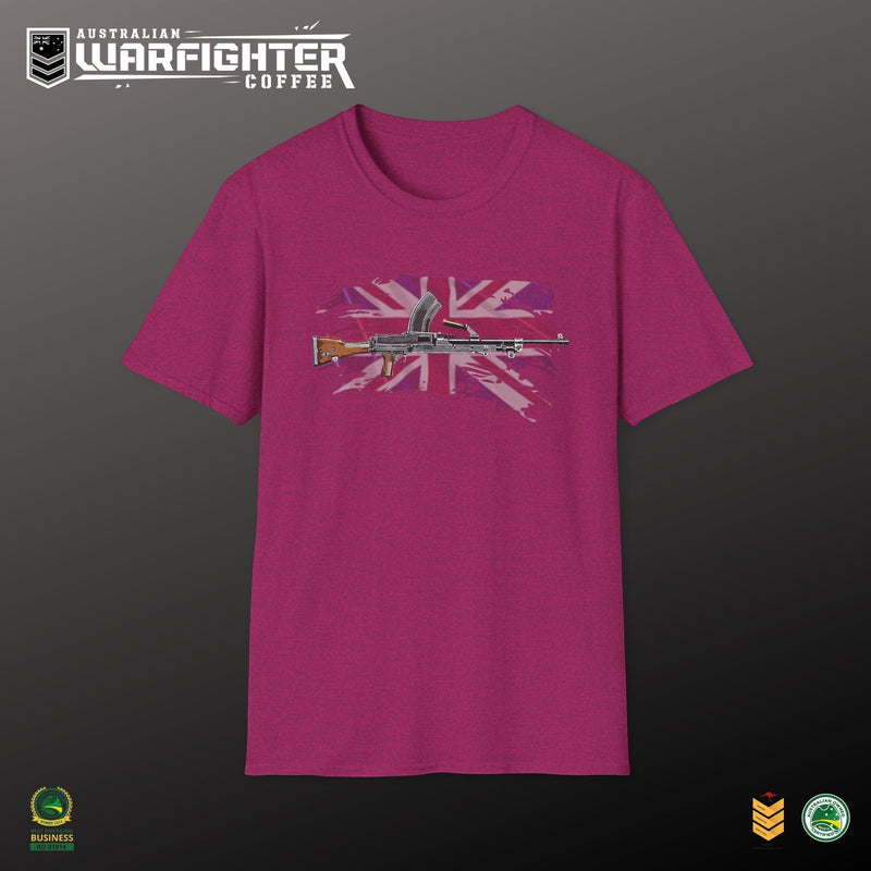 Bren Gun T-Shirt — Vintage British WWII Gun Graphic - Australian Warfighters Coffee