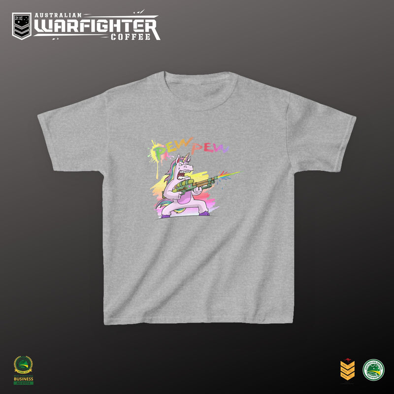 PEW PEW UNICORN - KIDS CLOTHING