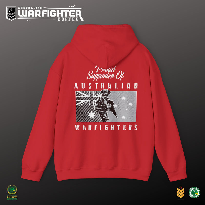 Proud Supporter of Australian Warfighters - Hooded Sweatshirt