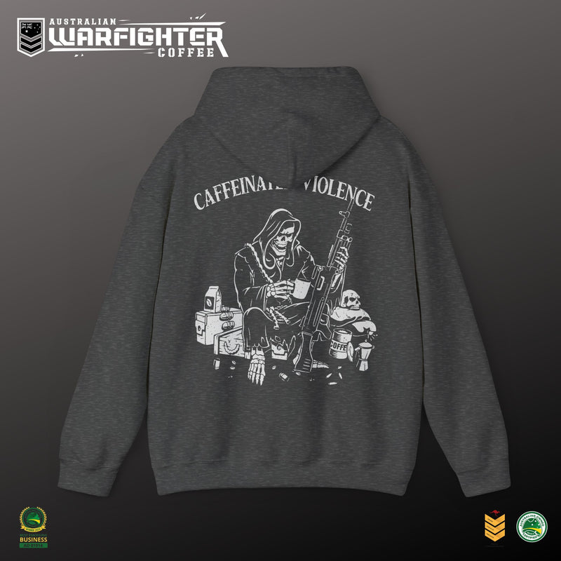 CAFFIENATED VIOLENCE - Hooded Sweatshirt