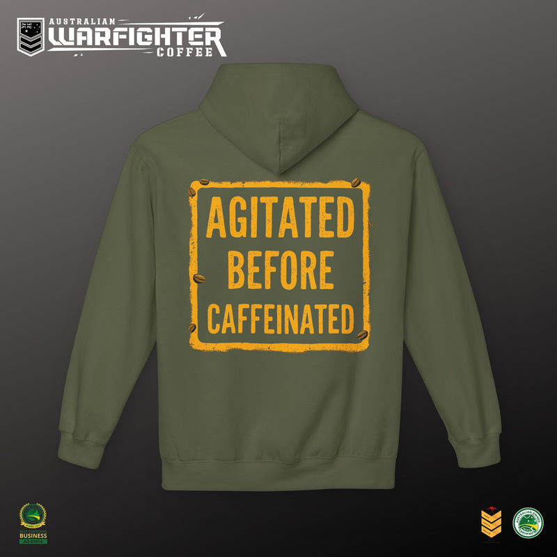 Agitated before Caffeinated Unisex Midweight Fleece