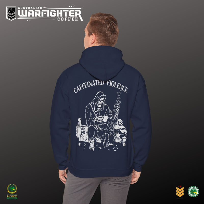 CAFFIENATED VIOLENCE - Hooded Sweatshirt