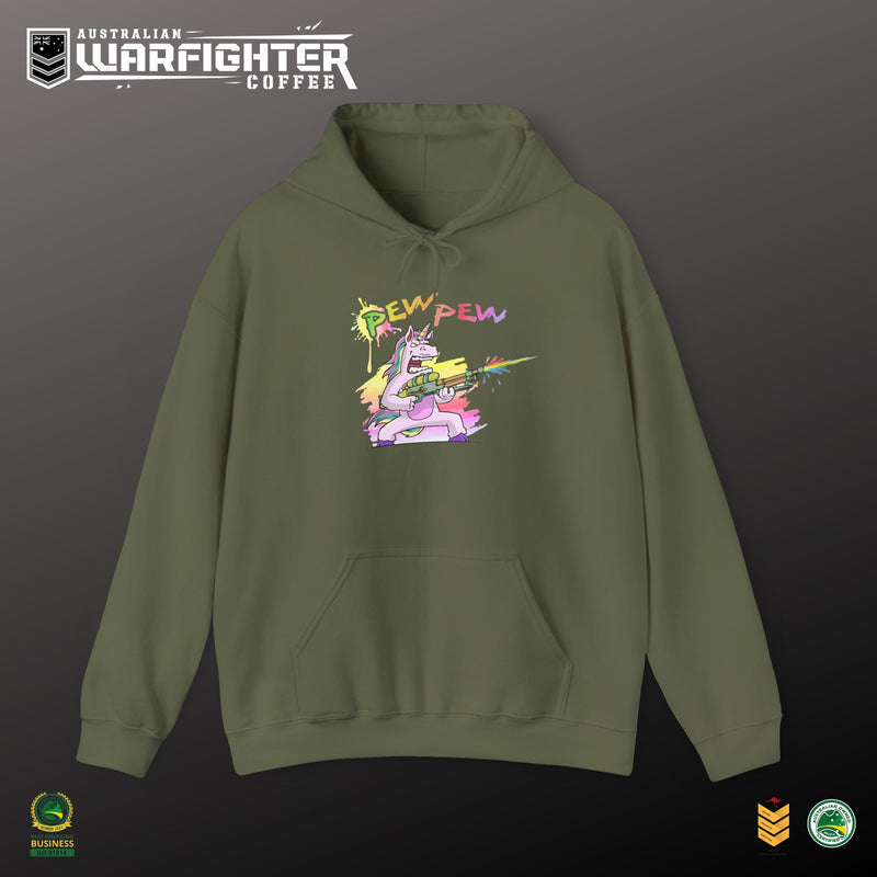 Pew Pew Unicorn Hoodie