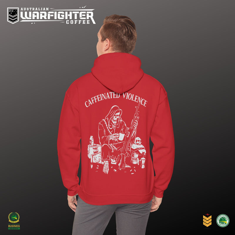 CAFFIENATED VIOLENCE - Hooded Sweatshirt