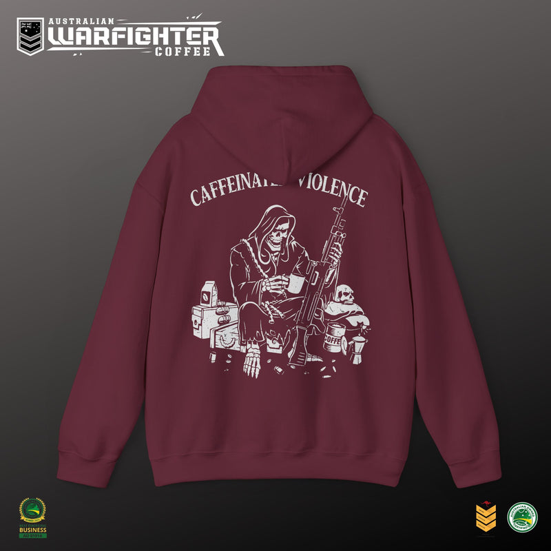 CAFFIENATED VIOLENCE - Hooded Sweatshirt