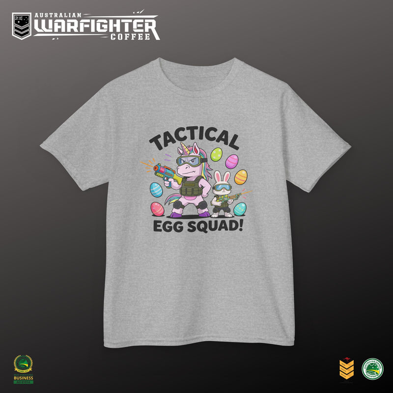 Kids Tee — "Tactical Egg Squad!"