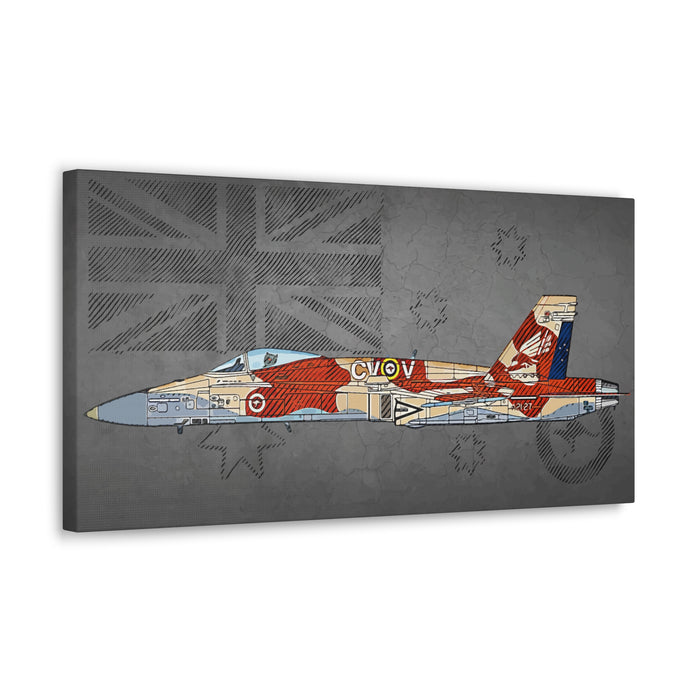 Canvas Wall Art -F/A-18A 3 SQN