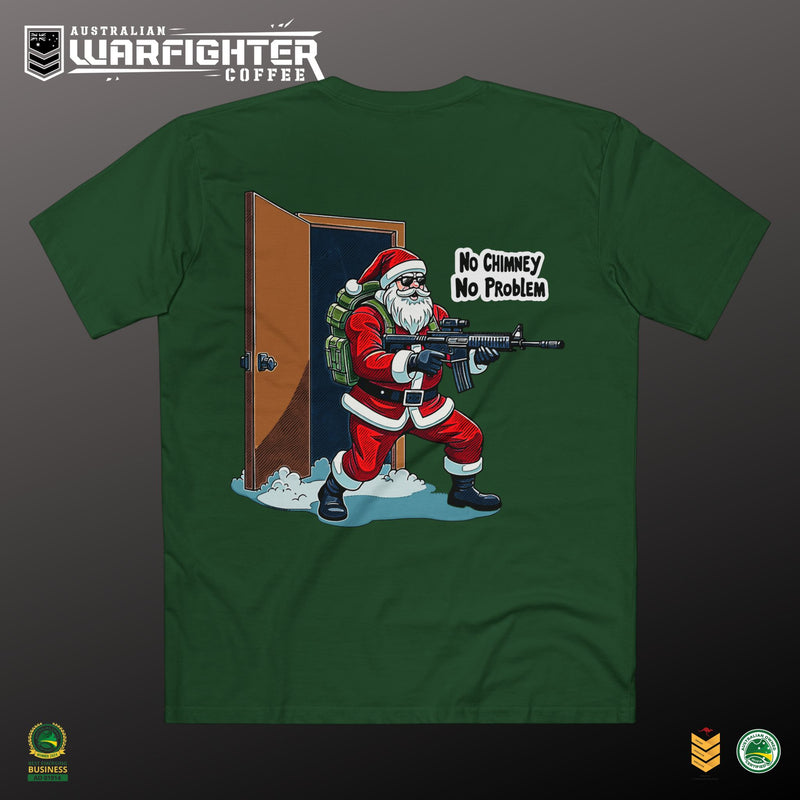 No Chimney No Problem, Tac Santa Tee
