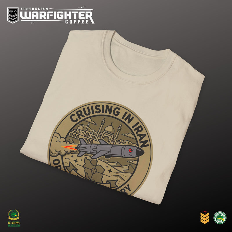 Cruising in Iran — detail view, Australian Warfighters Coffee