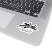 F-22 Raptor U.S. Air Force Sticker — Military Jet Kiss-Cut Decal - Australian Warfighters Coffee
