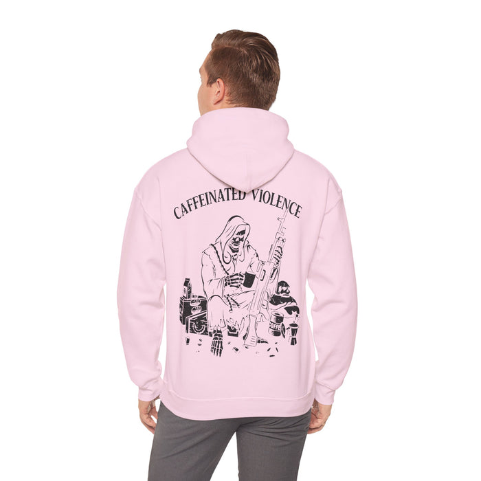 CAFFIENATED VIOLENCE - Hooded Sweatshirt