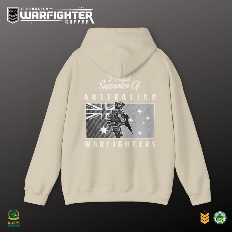 Proud Supporter of Australian Warfighters - Hooded Sweatshirt