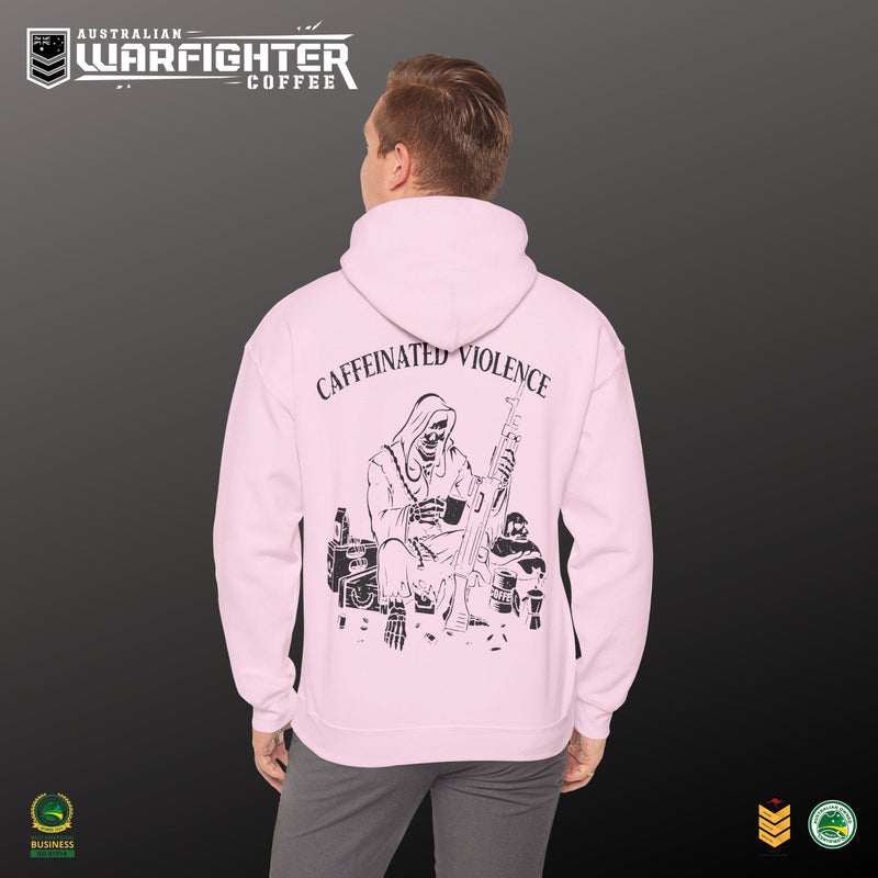 CAFFIENATED VIOLENCE - Hooded Sweatshirt