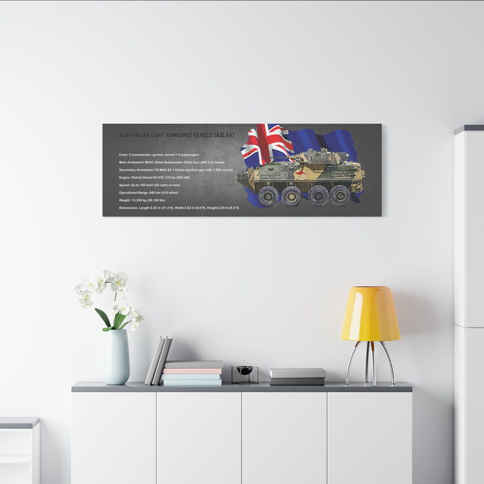 Canvas Print - Australian Light Armoured Vehicle Digital Art