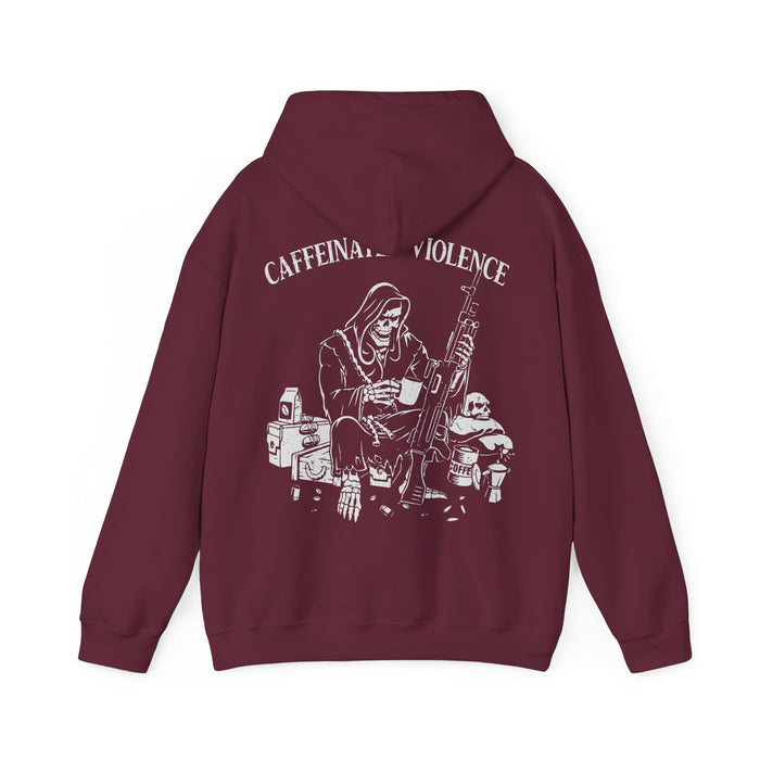 CAFFIENATED VIOLENCE - Hooded Sweatshirt