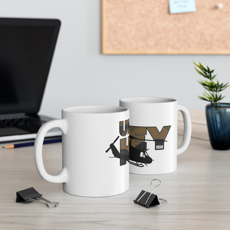 Huey UH-1 Ceramic Mug | Military Aviation Coffee Mug