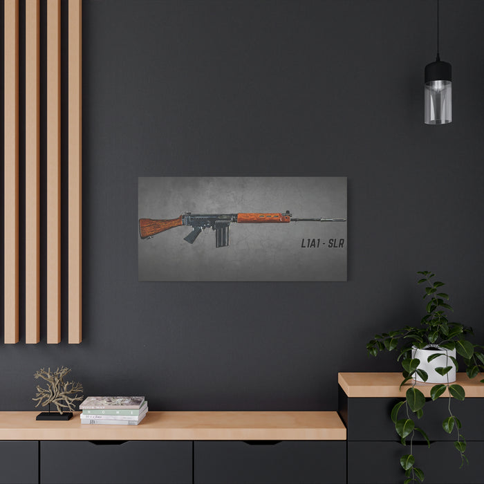 Canvas Wall Art - L1A1 Military Rifle Design