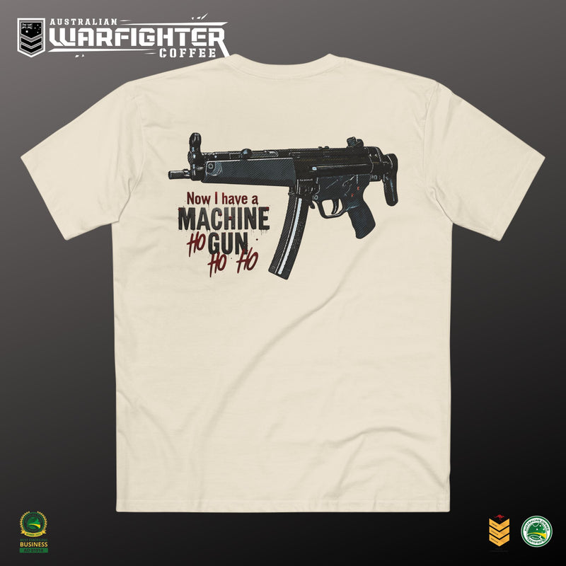 Now I have a Machine Gun Ho Ho Ho Christmas Tee
