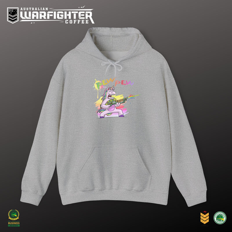 Pew Pew Unicorn Hoodie