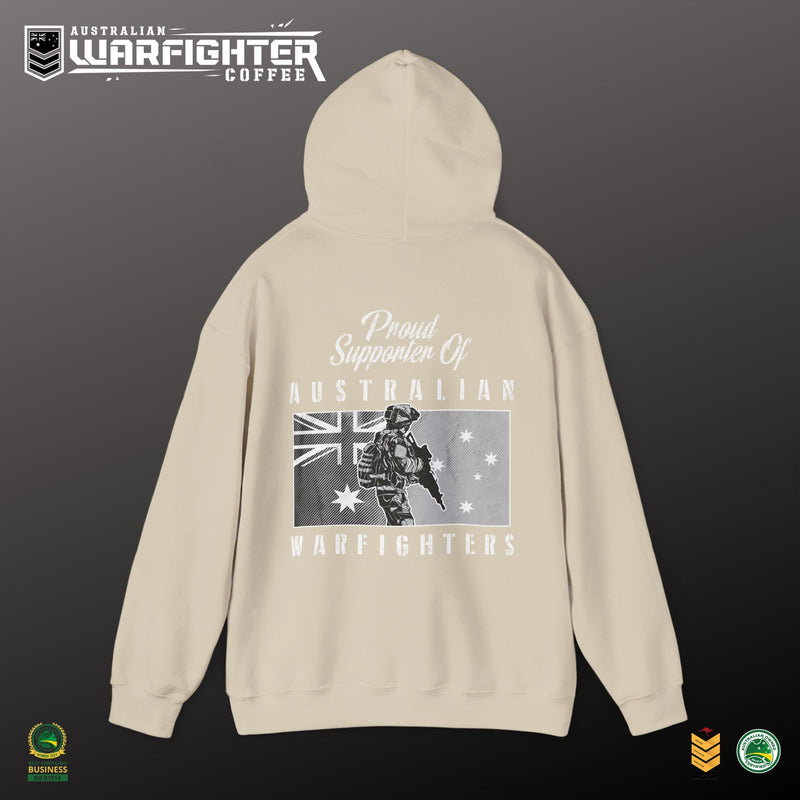 Proud Supporter of Australian Warfighters - Hooded Sweatshirt