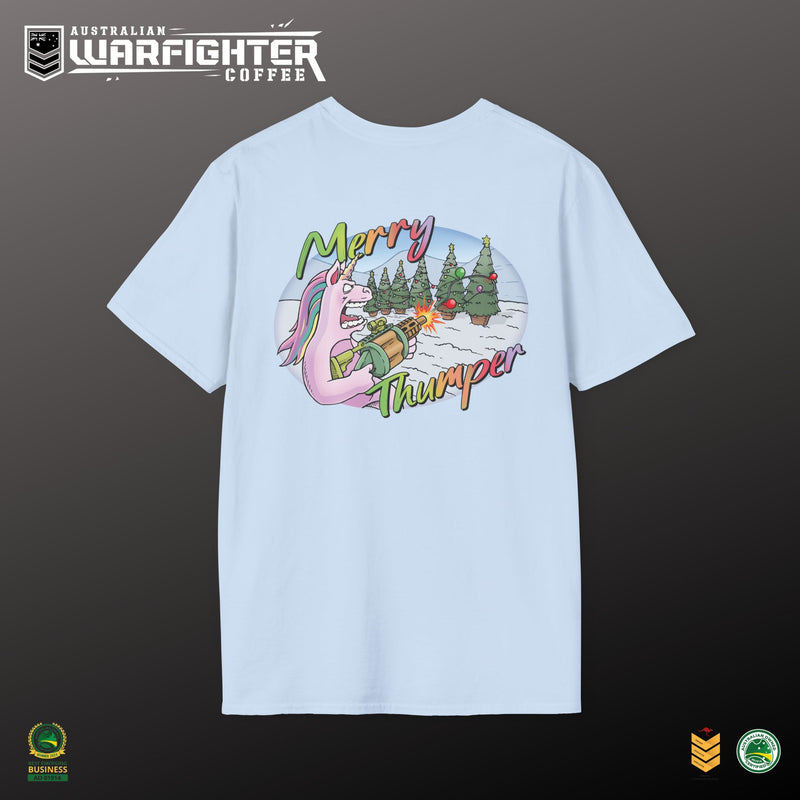 Christmas Adults Shirt - Merry Thumper Unisex T-Shirt
