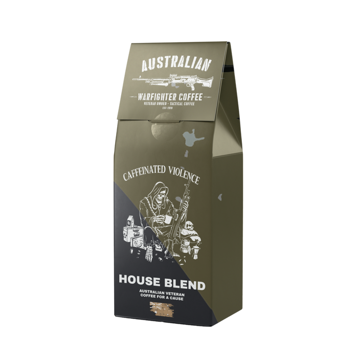 CAFFEINATED VIOLENCE - HOUSE BLEND (Dark French Roast)