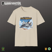F-14 Tomcat US Navy Aviation T-Shirt — Vintage Fighter Jet Graphic — graphic detail close-up, Australian Warfighters Coffee
