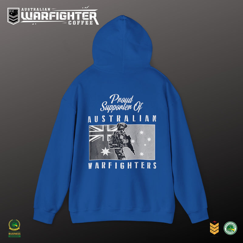 Proud Supporter of Australian Warfighters - Hooded Sweatshirt