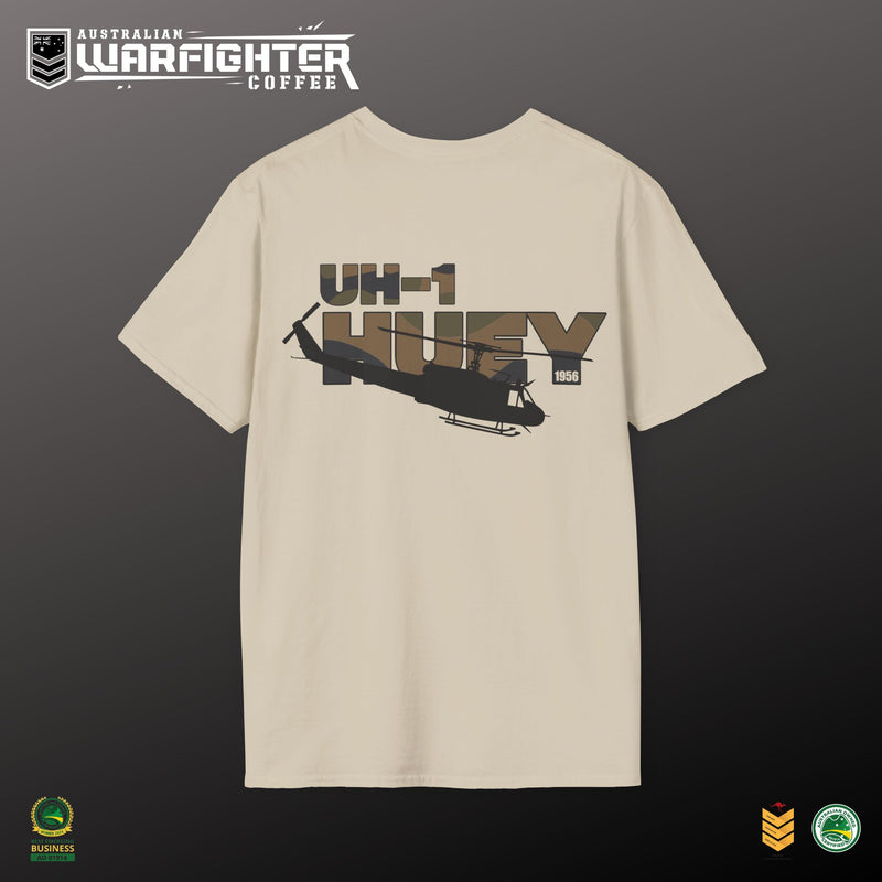 Huey UH-1 Helicopter T-Shirt | Legendary Vietnam-Era Military Aviation Tee