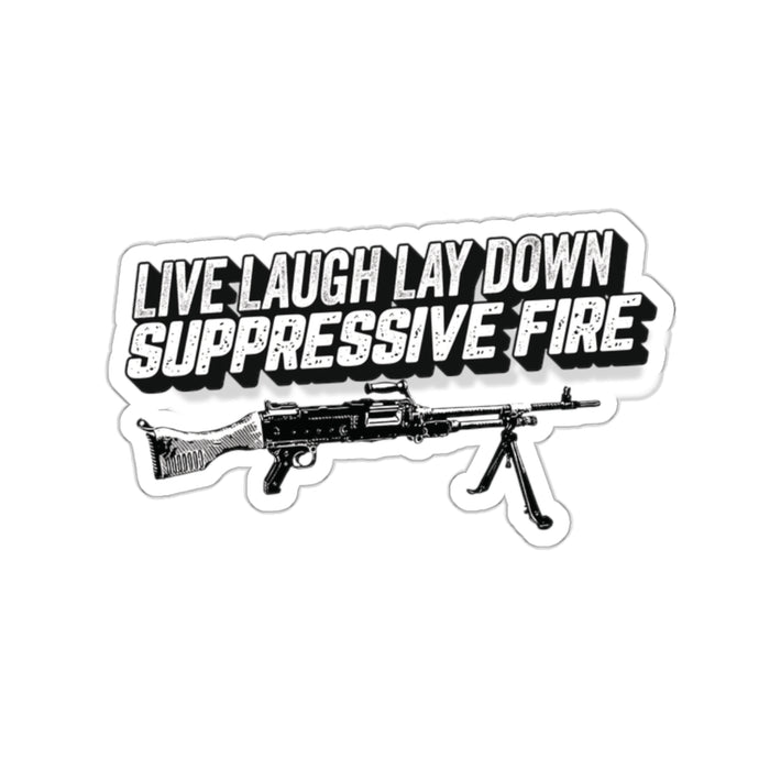 LIVE, LAUGH, STICKER