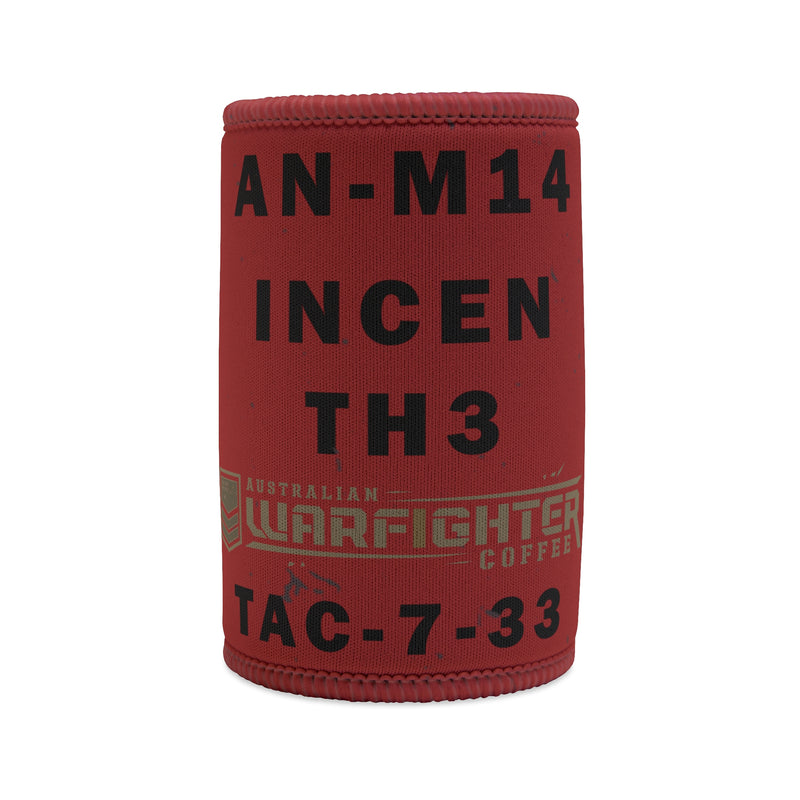 Stubby Cooler — AN=m14 Tactical Can Koozie with Stencil Text