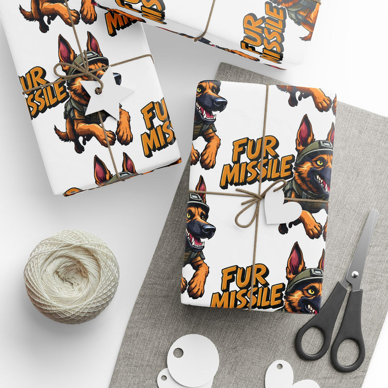 FUR MISSILE Wrapping Paper