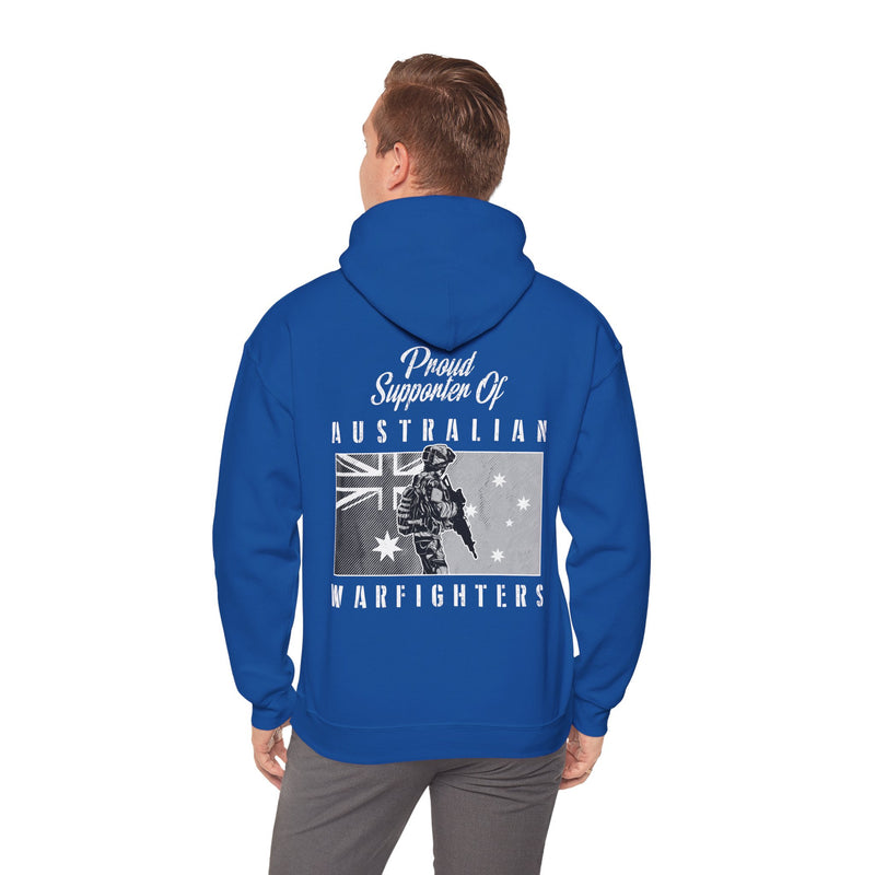 Proud Supporter of Australian Warfighters - Hooded Sweatshirt