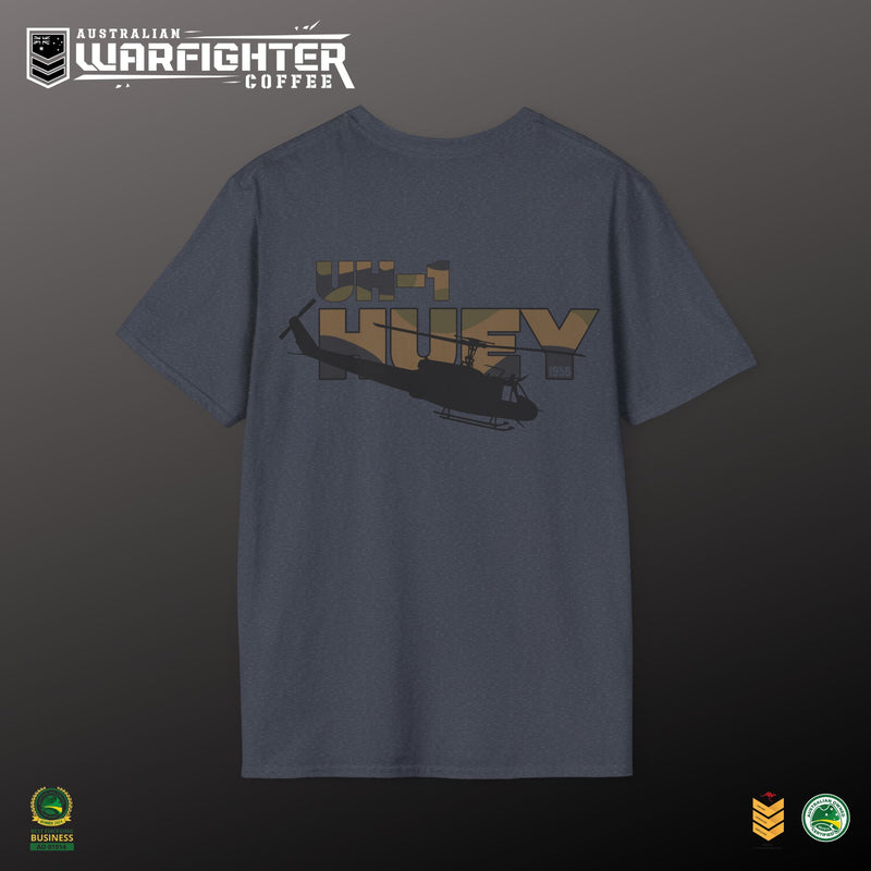 Huey UH-1 Helicopter T-Shirt | Legendary Vietnam-Era Military Aviation Tee