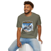 F-14 Tomcat US Navy Aviation T-Shirt — Vintage Fighter Jet Graphic — size chart, Australian Warfighters Coffee