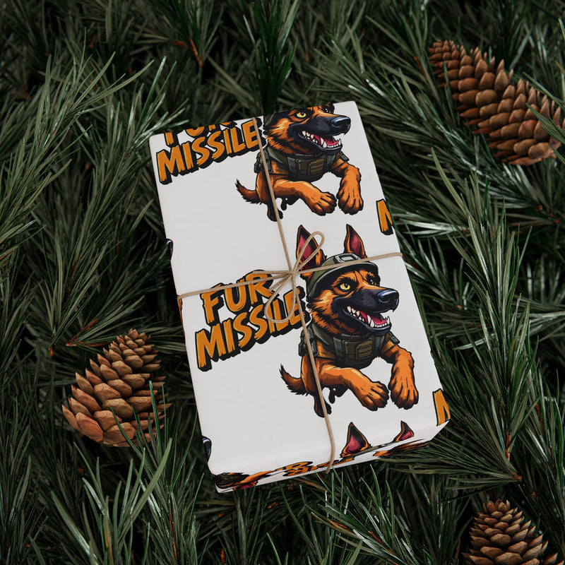FUR MISSILE Wrapping Paper