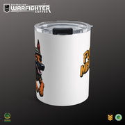 Fur Mission K9 Tumbler — 10oz Insulated Coffee Cup - Australian Warfighters Coffee