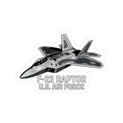 F-22 Raptor U.S. Air Force Sticker — Military Jet Kiss-Cut Decal - Australian Warfighters Coffee