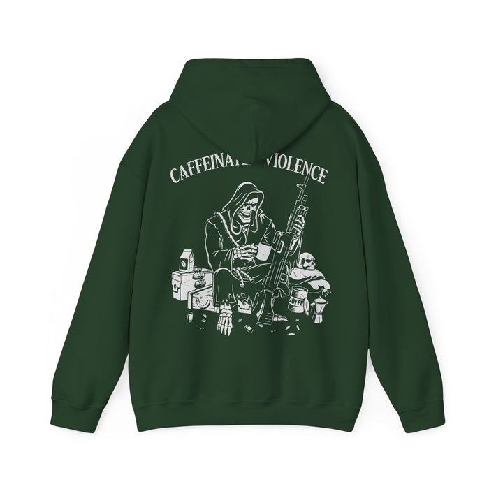 CAFFIENATED VIOLENCE - Hooded Sweatshirt