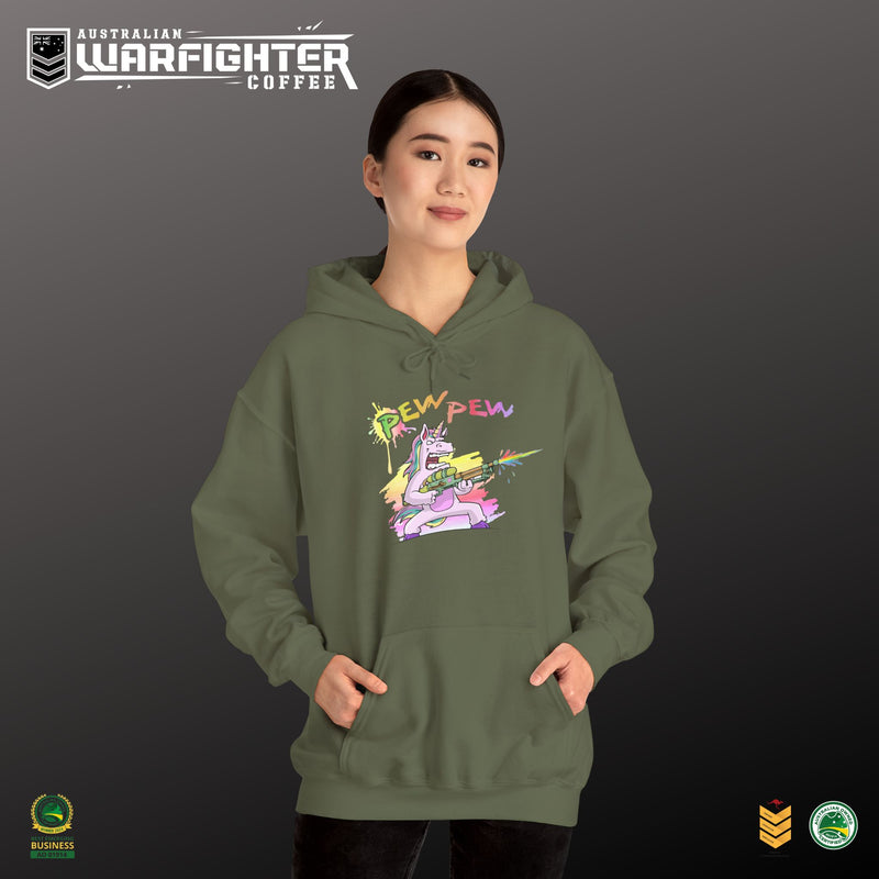 Pew Pew Unicorn Hoodie