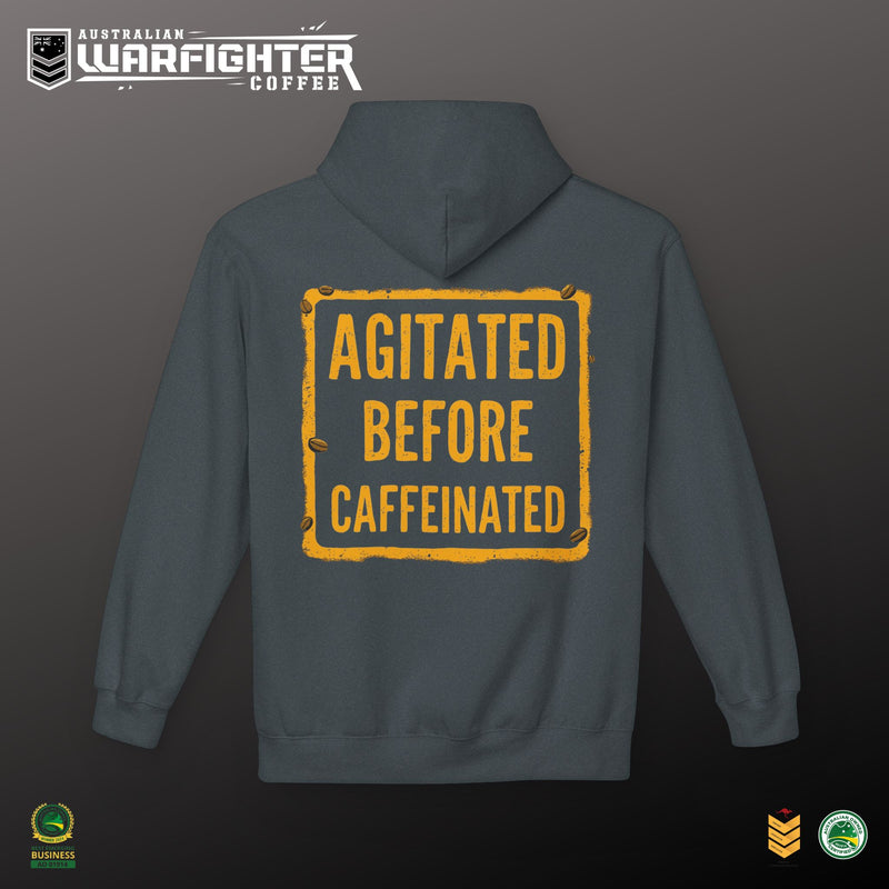 Agitated before Caffeinated Unisex Midweight Fleece