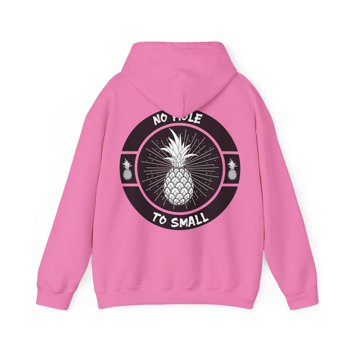 NO HOLE TOO SMALL Hooded Sweatshirt